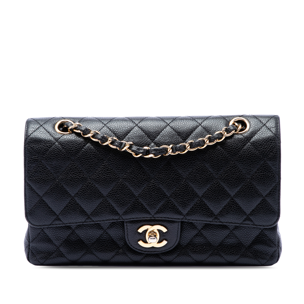 Pre-Loved Chanel Medium Classic Caviar Double Flap